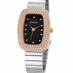 CURREN Women’s Fashion Stone Watch – Elegant Quartz Luxury Wristwatch for Ladies